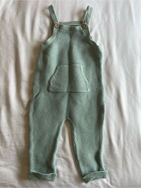 Little planet knit overalls